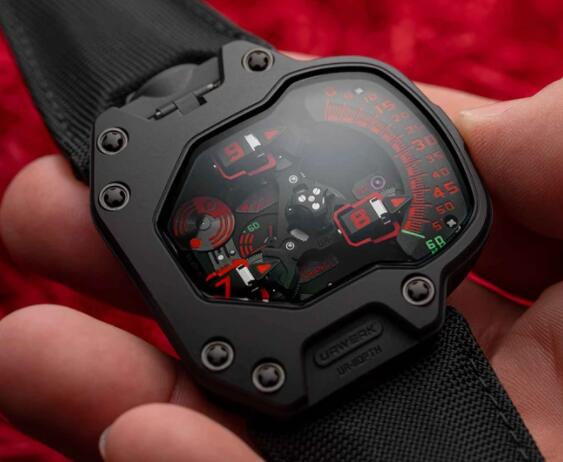 Review Replica Urwerk Watch UR-110 PTH BLACK RED LIMITED EDITION - Click Image to Close